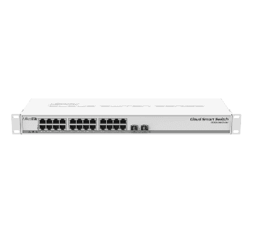 Настройка MikroTik CSS326-24G-2S+RM