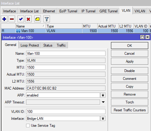 Гостевой Wi-Fi CAPsMAN в сети MikroTik AX, добавить VLAN