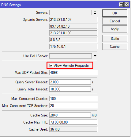 Гостевой Wi-Fi CAPsMAN в сети MikroTik AX, включить DNS сервер