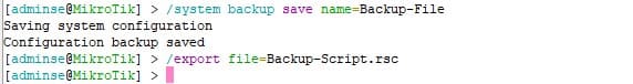 Копирование конфигурации MikroTik на другой роутер, коммутатор или точку доступа, создание Backup