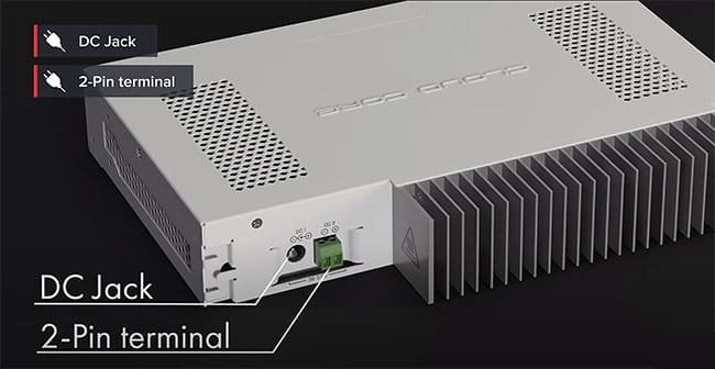 MikroTik-CCR2004-16G-2SplusPC-powering