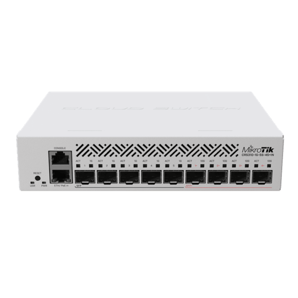 MikroTik CRS310-1G-5S-4S+IN front