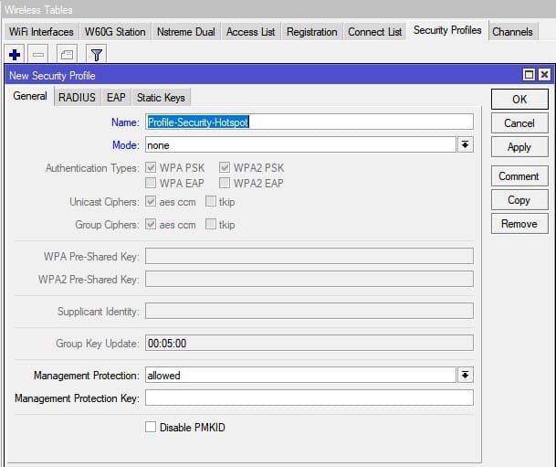 Настройка MikroTik Hotspot, отключение ввода пароля для гостевой WiFi