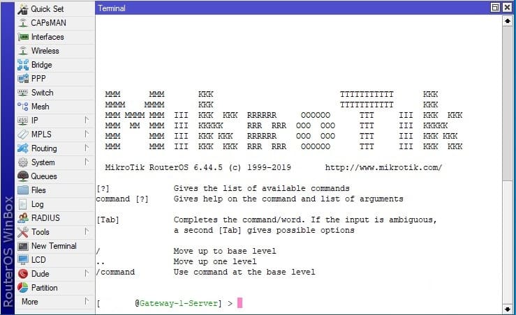 Настройка MikroTik RouterOS