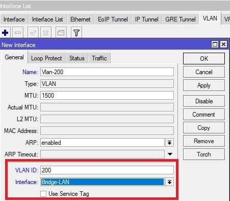 Настройка VLAN в CAPsMAN, добавление VLAN для управленческого(managment) VLAN на MikroTik-1