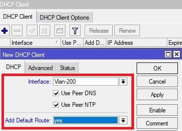 Настройка VLAN в CAPsMAN, настройка сети для Managment VLAN для MikroTik-2