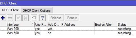 Настройка VLAN в CAPsMAN, список активных DHCP клиентов на VLAN для MikroTik-2