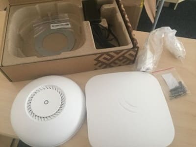 Установка и настройка MikroTik для интернет магазина, точка доступа WiFi MikroTik cAP ac