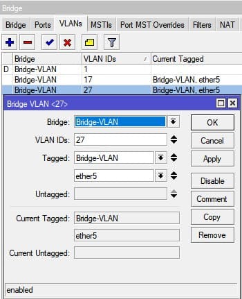 VLAN между Ubiquiti и MikroTik +L2, определение trunk портов для WiFi клиентов